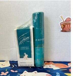 Vtg Worth Paris Je Reviens Eau De Toilette Natural Spray 30ml & Body Spray 75ml